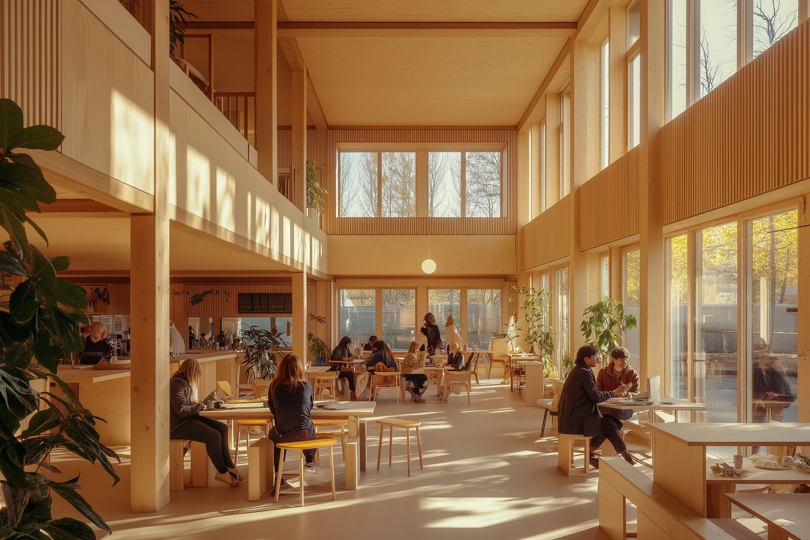 Community coworking space